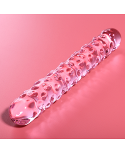 MODEL 10 BOROSILICATE GLASS DILDO 16.5 X 3.5 CM PINK