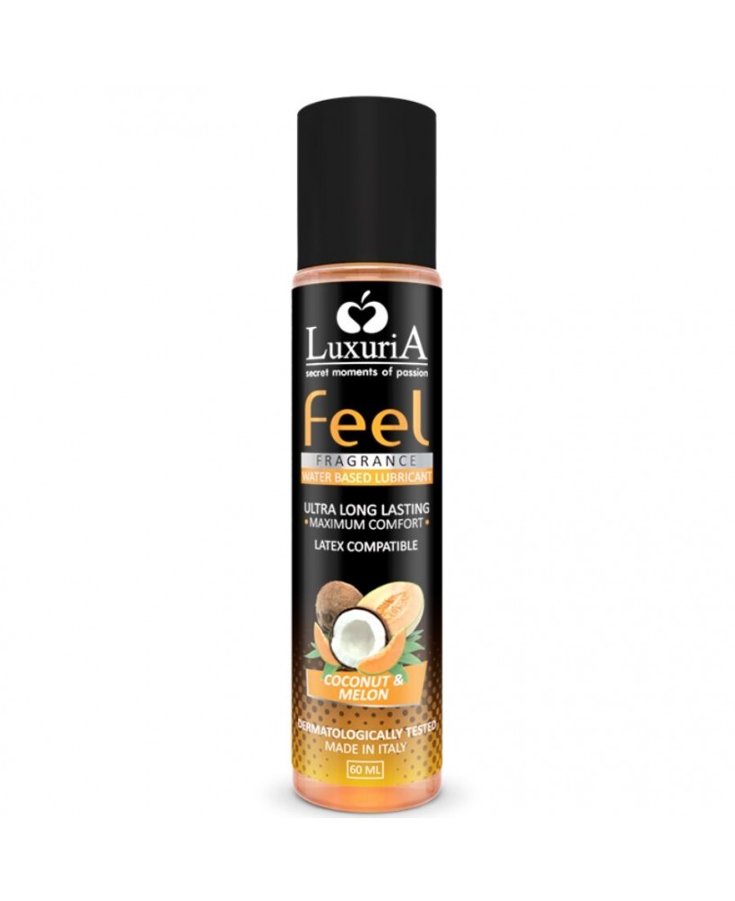 LUXURIA FEEL LUBRICANTE BASE AGUA COCO Y MELON 60 ML