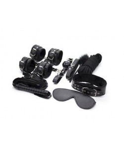 TOP BONDAGE KIT BLACK 6 PIECES