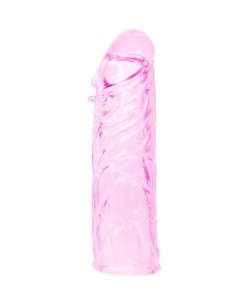 PINK STIMULATING PENIS SHEATH 13CM