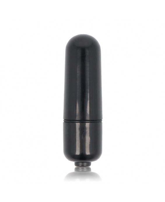 GLOSSY SMALL BLACK VIBRATING BULLET