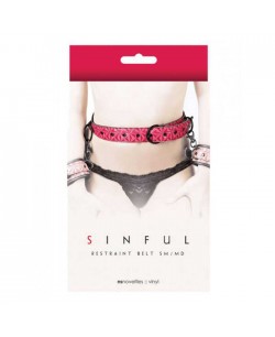 RESTRICTIONS STRAP S/M PINK