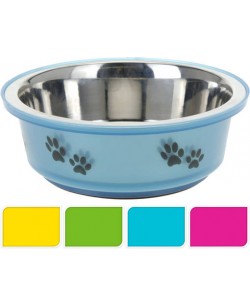 PET PLAY STAINLESS STEEL FEEDER 14 CM PINK