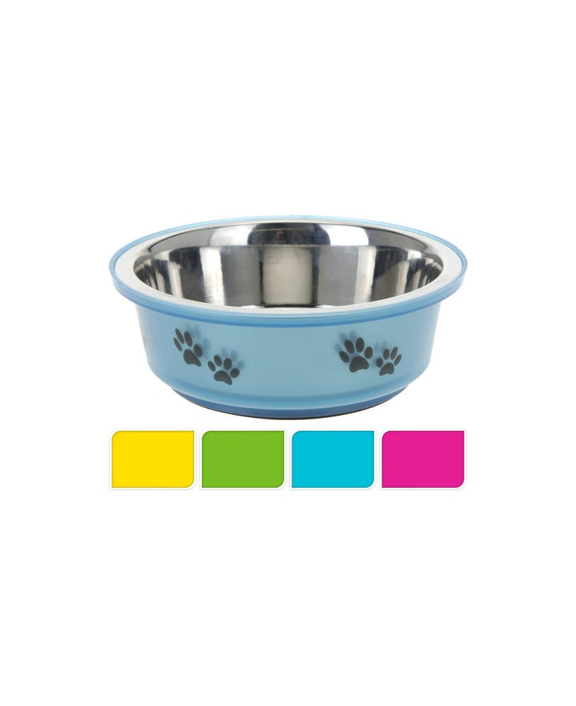 PET PLAY STAINLESS STEEL FEEDER 14 CM PINK