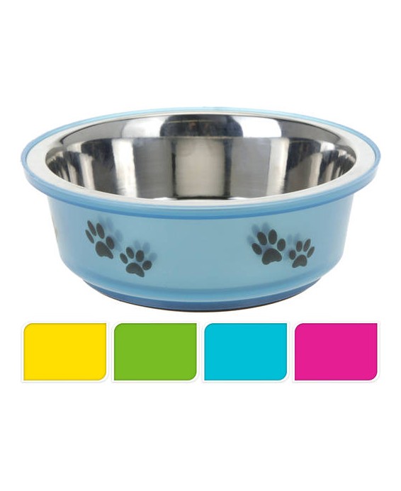 PET PLAY STAINLESS STEEL FEEDER 14 CM PINK