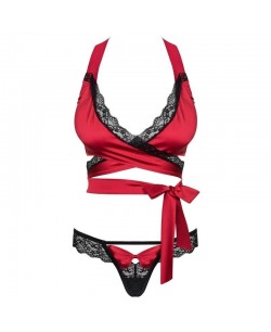 SENSUELIA SET TWO PIECES RED S/M