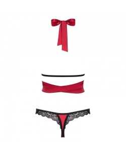 SENSUELIA SET TWO PIECES RED S/M